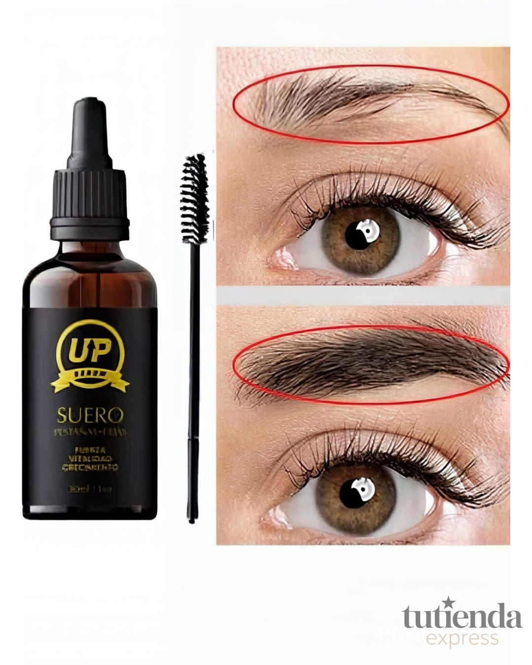 Cejas y Pestañas UP – Serum potenciador de crecimiento