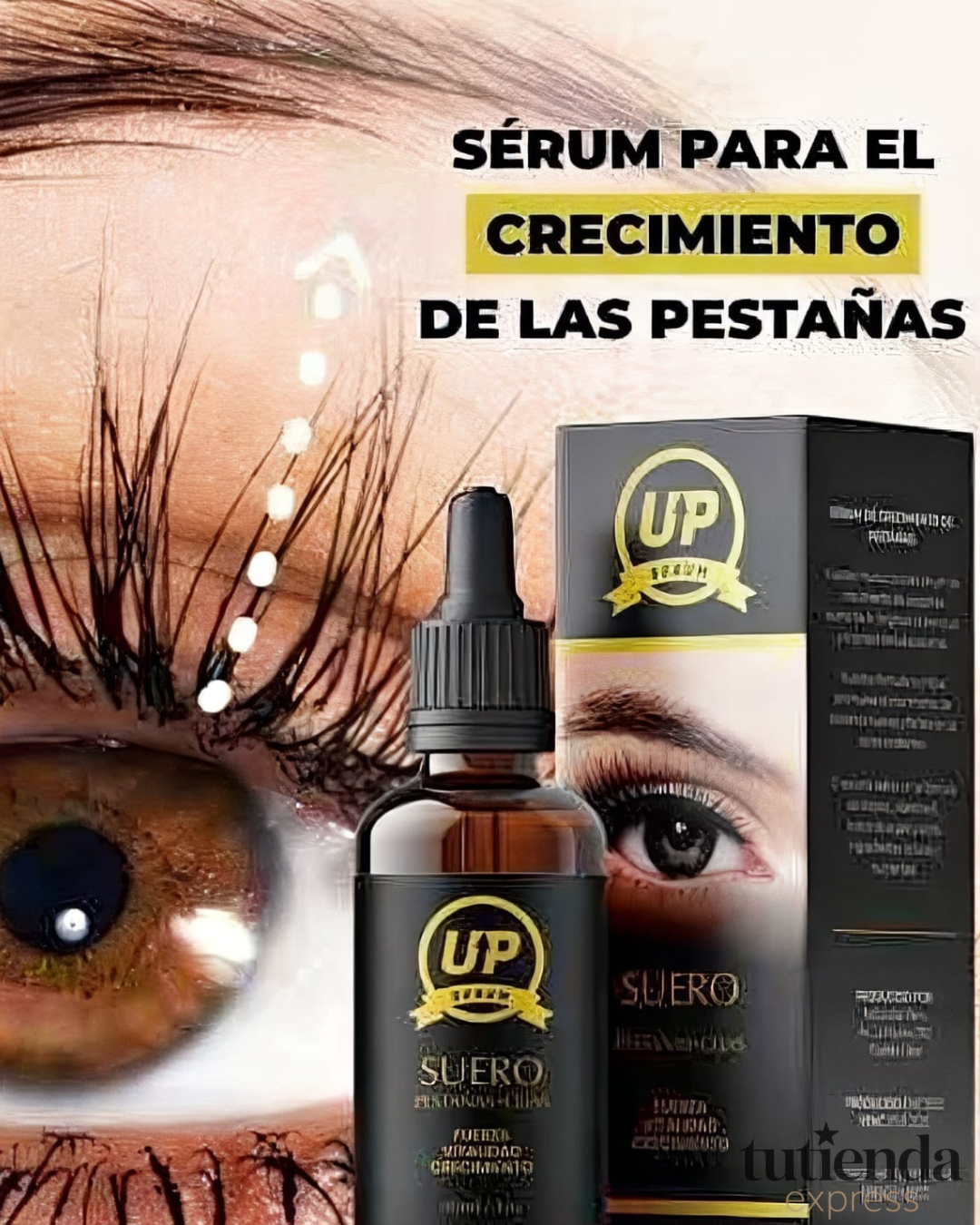 Cejas y Pestañas UP – Serum potenciador de crecimiento