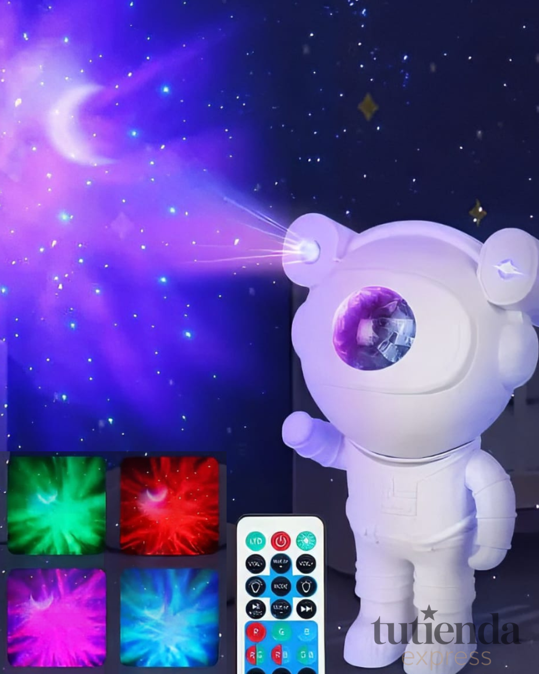 Astronauta Parlante Bluetooh y Proyector