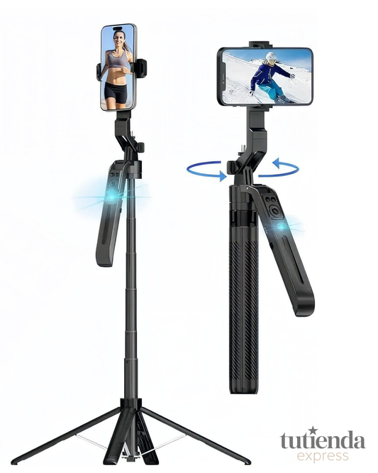 Trípode con seguimiento facial inteligente, giro de 360º